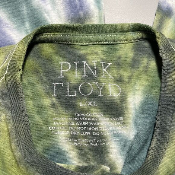 Pink Floyd Distressed April 1970 Fillmore East Tie Dye T Shirt L/XL Licensed - Picture 13 of 16